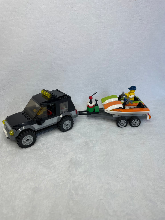 Lego SUV with Watercraft 60058